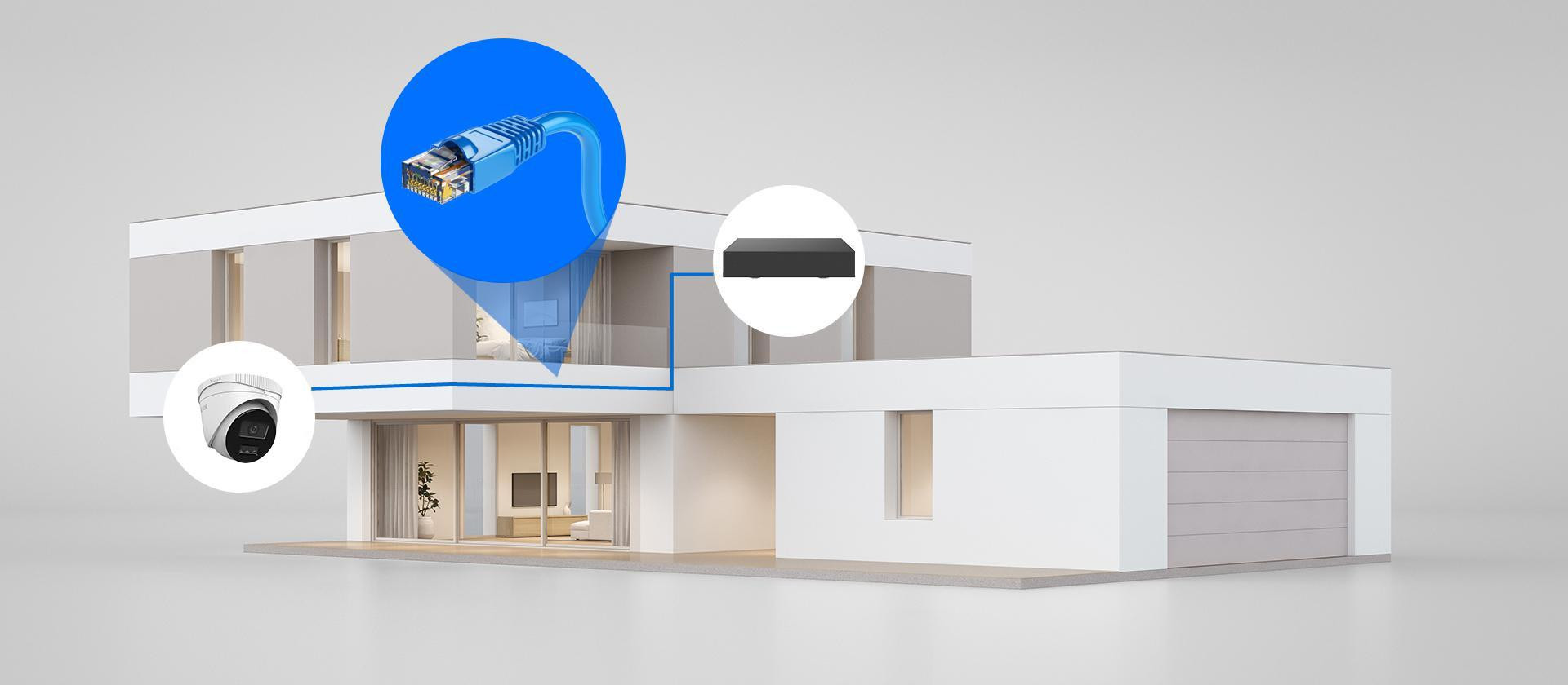 HiLook Hikvision zestaw monitoringu 2x IPC-T280HA-LU 8Mpx 4K Smart-hybrid Light PoE kamera kopulkowa HiLook Hikvision zestaw monitoringu 2x IPC-T280HA-LU 8Mpx 4K Smart-hybrid Light PoE kamera kopulkowa